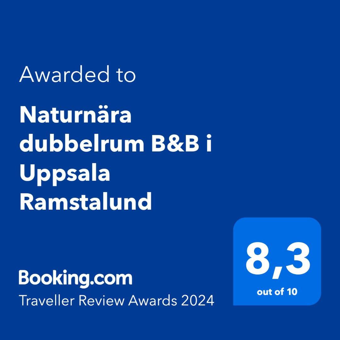 Naturnaera Dubbelrum B&B I Uppsala Ramstalund Extérieur photo